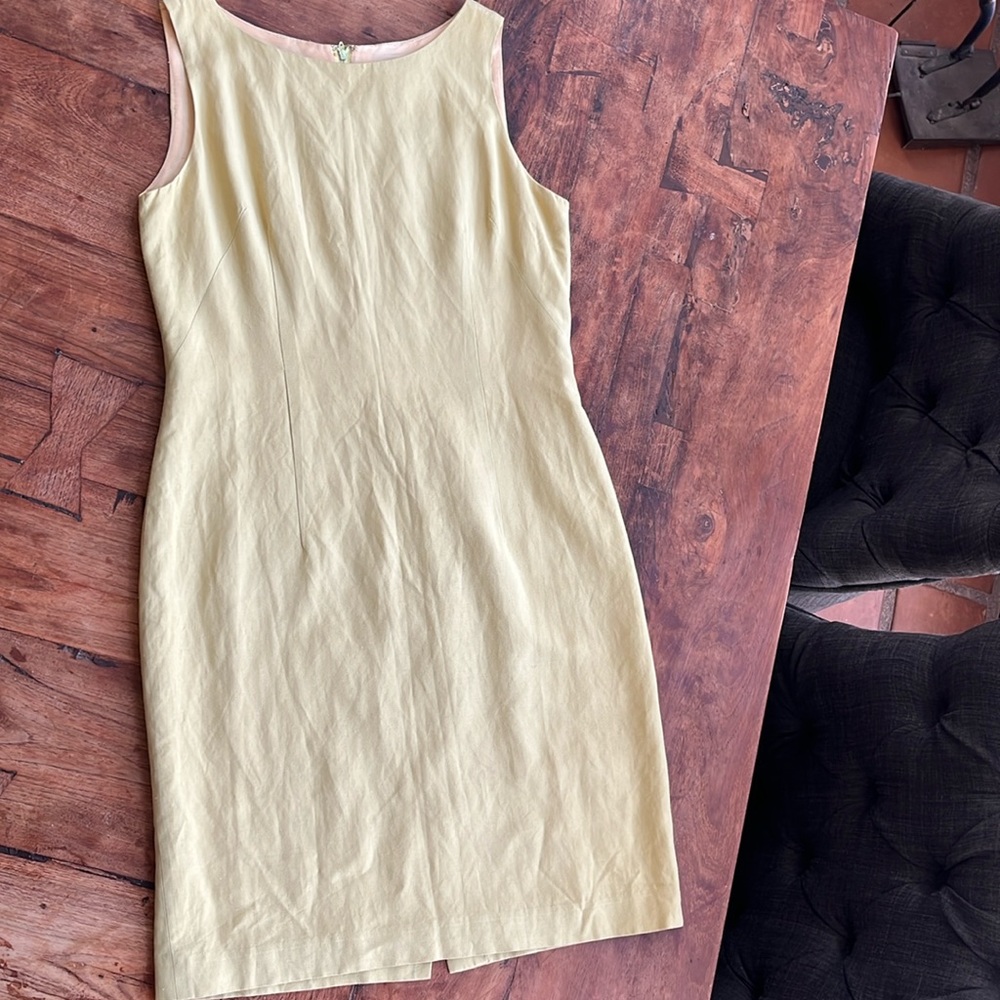 JONQUIL Linen Yellow Dress